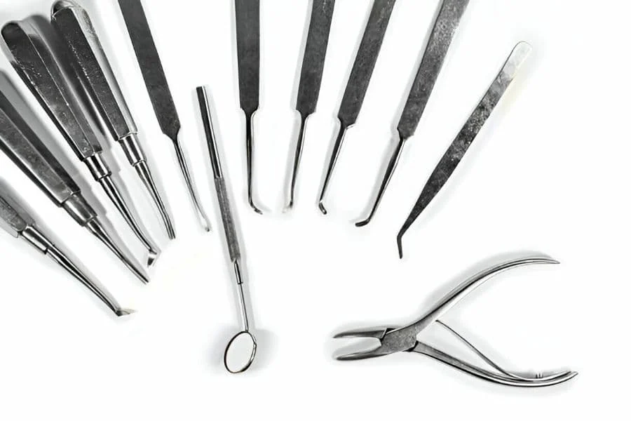 2.4 Dental Instruments Arranged