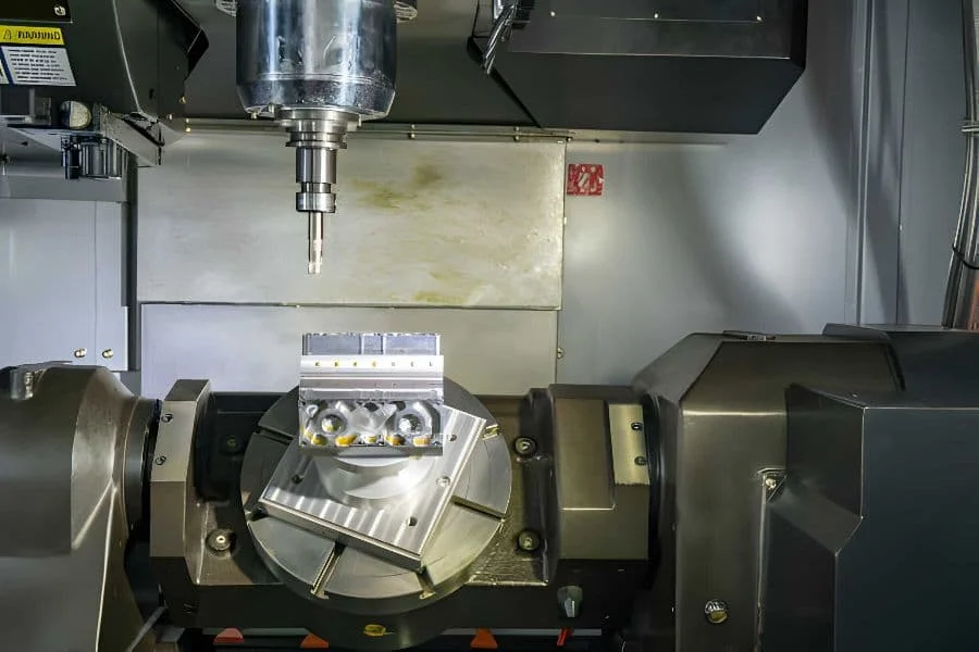 4.3 Capabilities The 5 Axis Cnc Milling Machine Cutting Aluminium Automotive Part