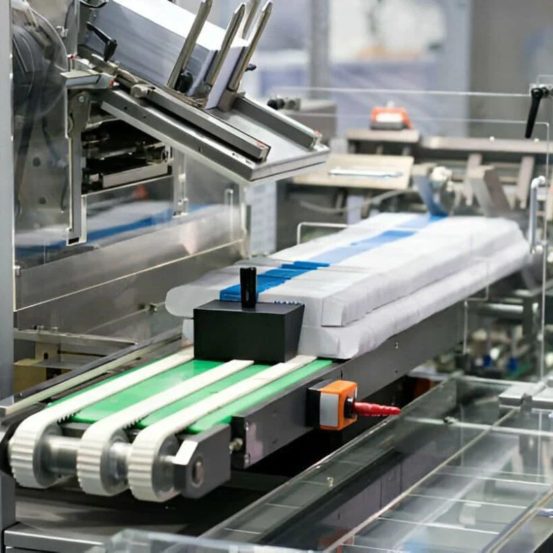 4.5 Display Automatic Packing Machine With Plastic Bag And Paper Box
