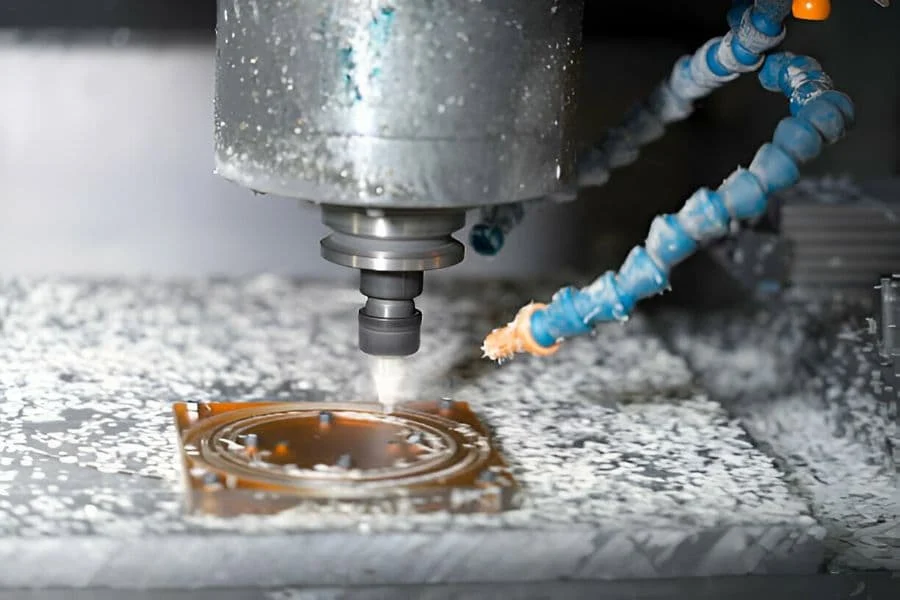 5.1 Cnc Drilling Machine In A Modern Plant Making Plastic