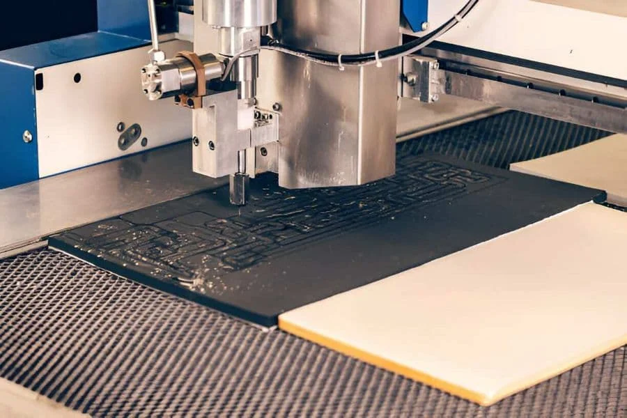 5.2 Material Plastic Cnc Water Jet Cutting Machine