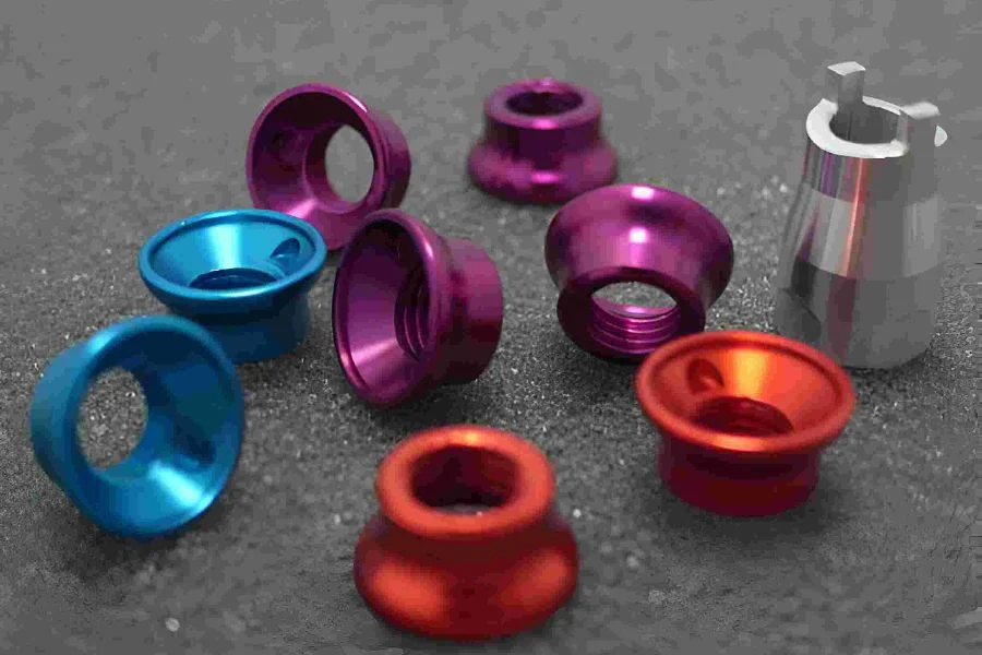 7.3 Aluminum Anodization Cnc Turning Machine Parts, Anodize Aluminum. High Precision Cnc
