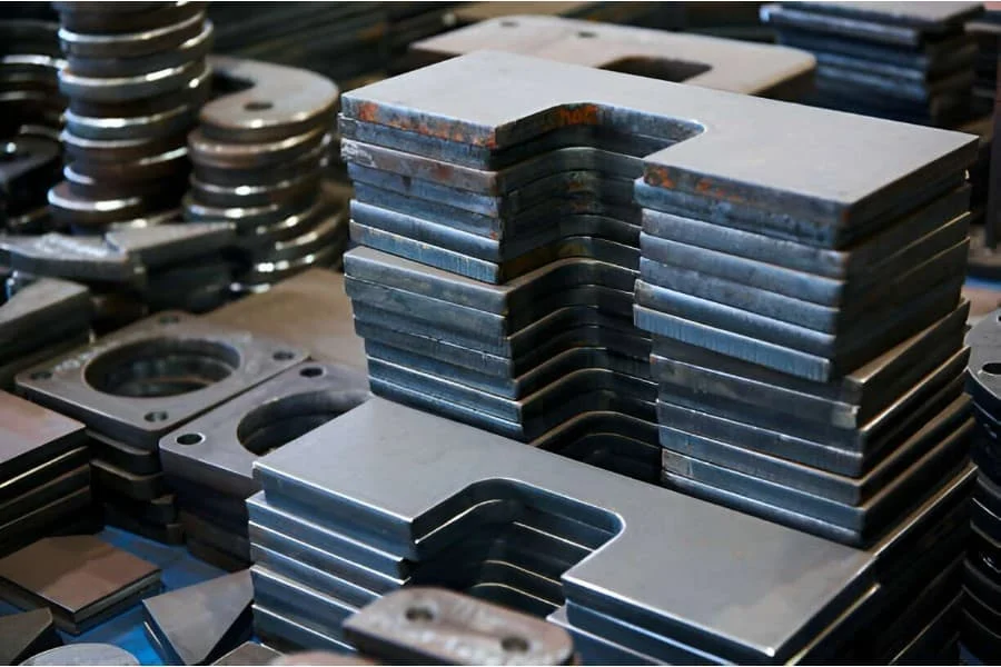 9.4 Gallery Workpieces Cut Of Metal Sheet